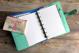 DISC PUNCHED PLANNER PAPER FITS HAPPY PLANNER or LEVENGER CIRCA - MIXED MEDIA PAPER