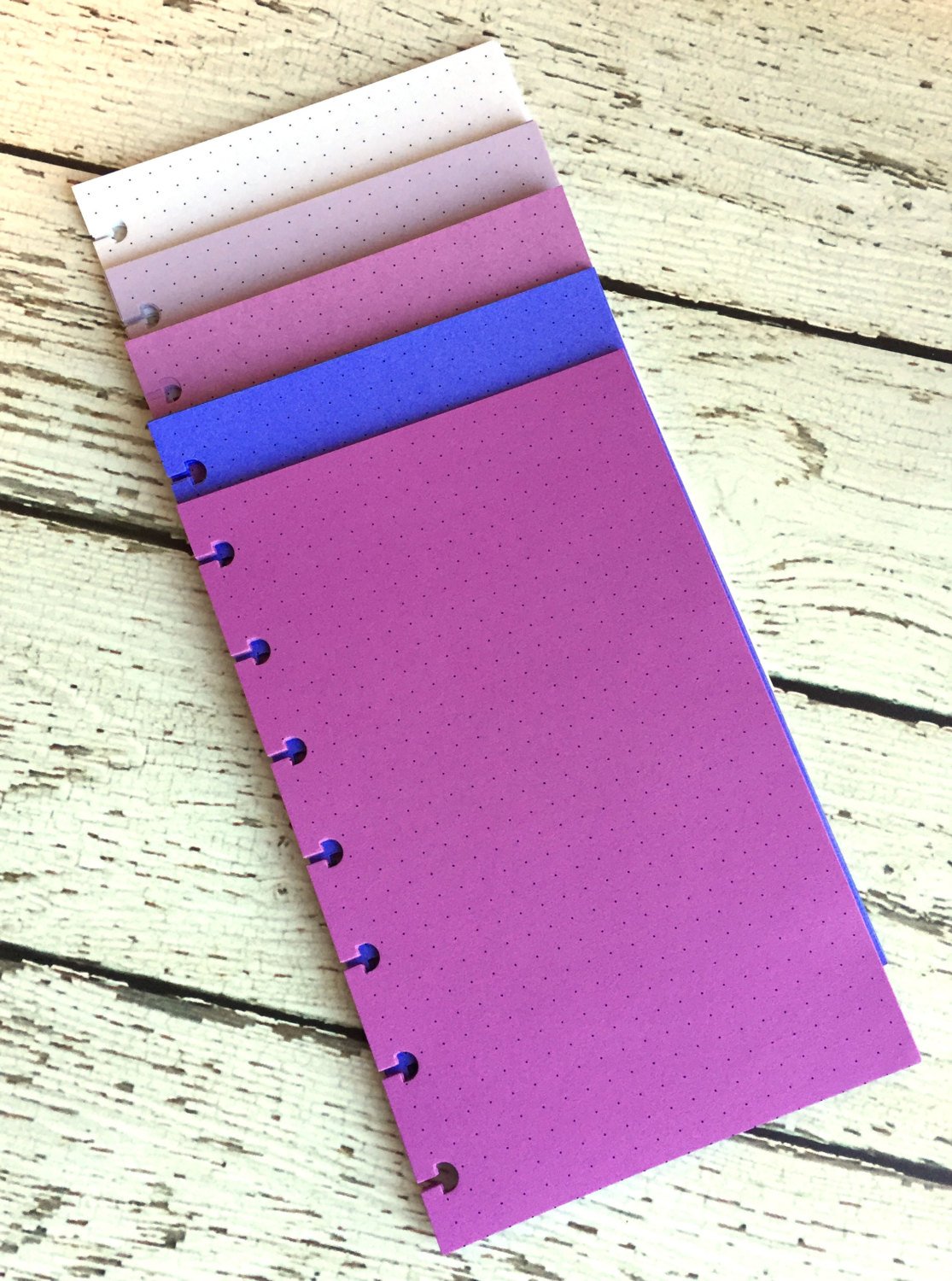DISC PUNCHED PLANNER PAPER - FITS HAPPY PLANNER or LEVENGER