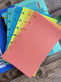 DISC PUNCHED PLANNER PAPER - FITS HAPPY PLANNER or LEVENGER CIRCA - SURF'S UP!