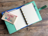 DISC PUNCHED PLANNER PAPER FITS HAPPY PLANNER or LEVENGER CIRCA - WATERCOLOR PAPER