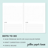 TRAVELERS NOTEBOOK INSERT - DOTS TO DO