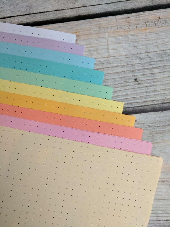 Filofax Pastel Dotted Journal Refill A5 Notebook