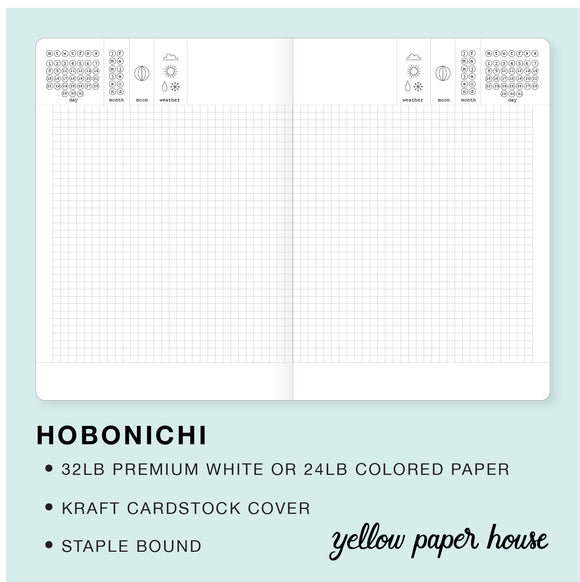TRAVELERS NOTEBOOK INSERT - HOBONICHI STYLE – Yellow Paper House