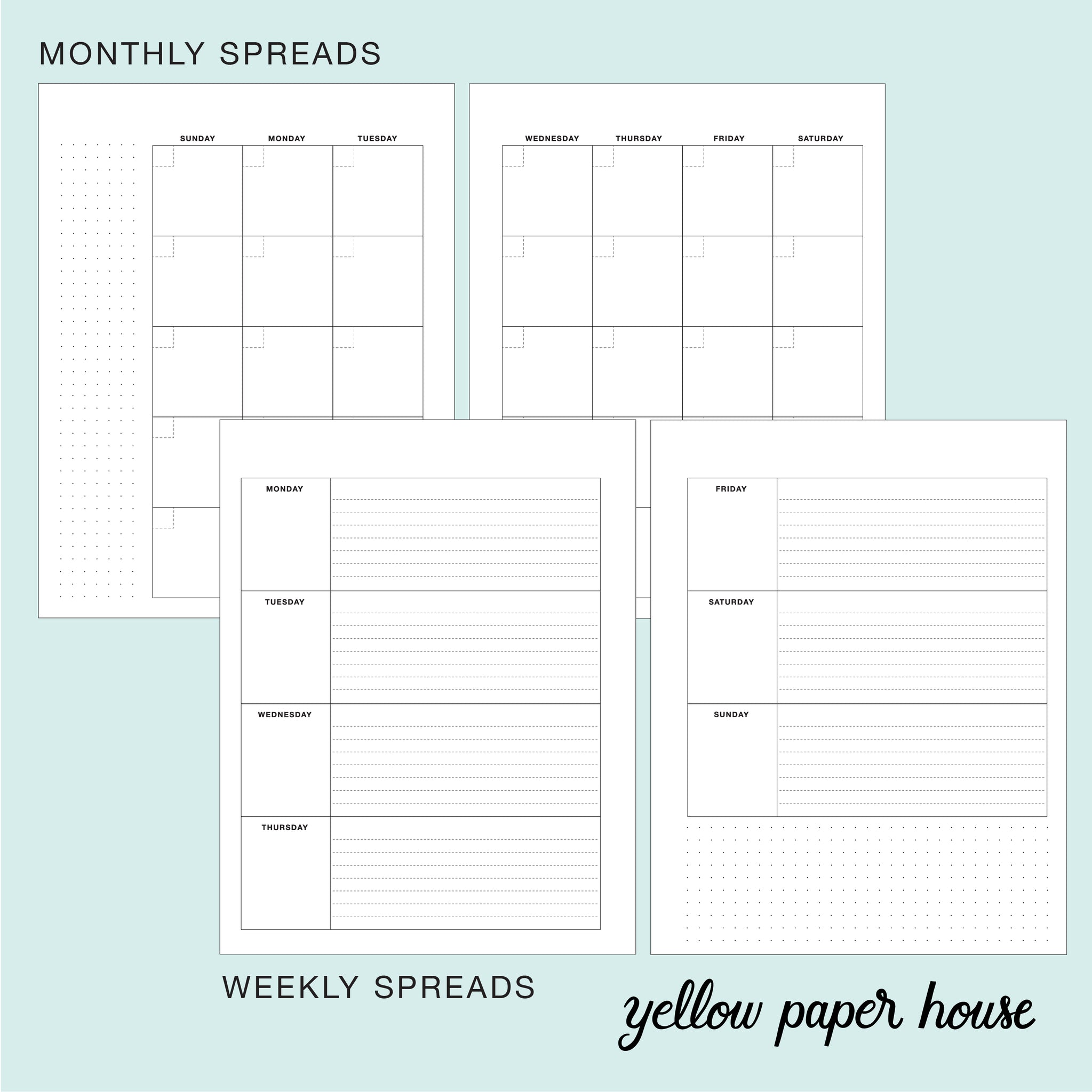 68 A6 Printable Planners ideas  printable planner, weekly planner, planner  inserts