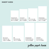 TRAVELERS NOTEBOOK INSERT - COOL SEAGLASS