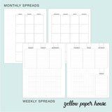 Spiral Mini Undated Vertical Weekly Planner